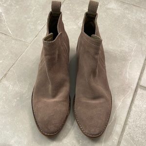 Dolce vita taupe suede booties. Size 7